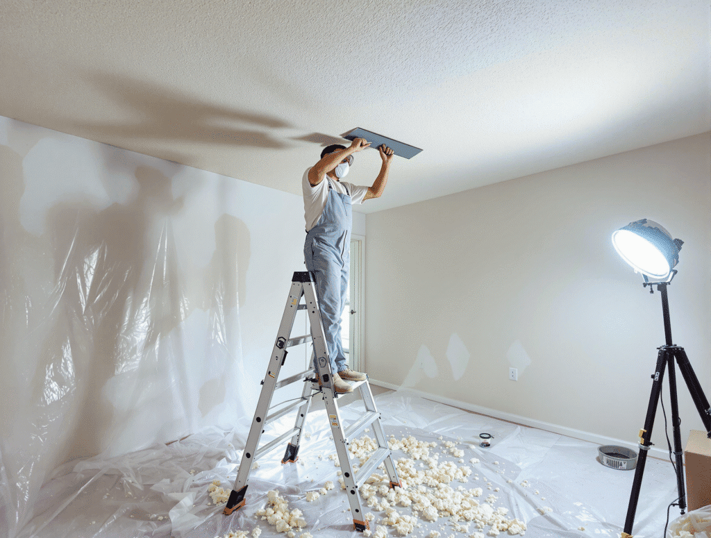 Popcorn removal